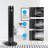 Efficiency Cooling Tower Fan With 3 Speed Settings And 15 Hour Timer, 70 Degree Auto Oscillating With Remote