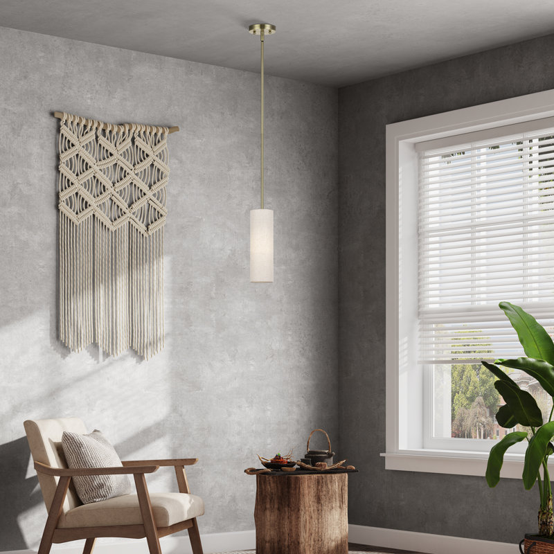 Acree 1 Light Antique Brass Mini Pendant