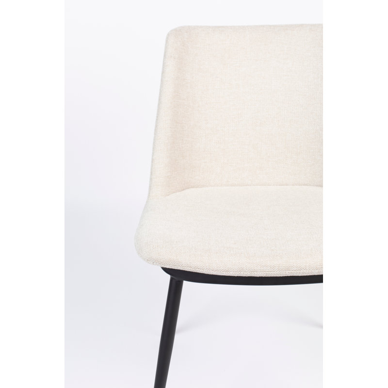 Lionel Upholstered Dining Chair, Beige