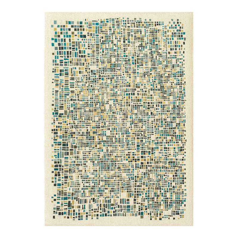 Gallery Cubik Midnight Recycled P.E.T Area Rug, Rectangle 280 x 390 cm