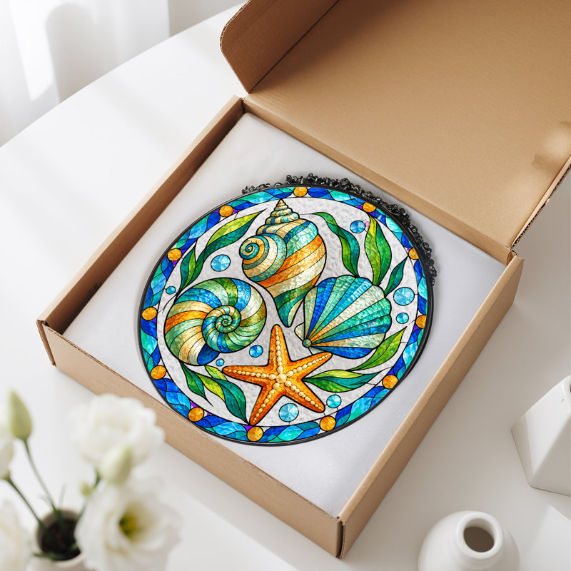 Nautical & Beach Window Panel, H 12 po