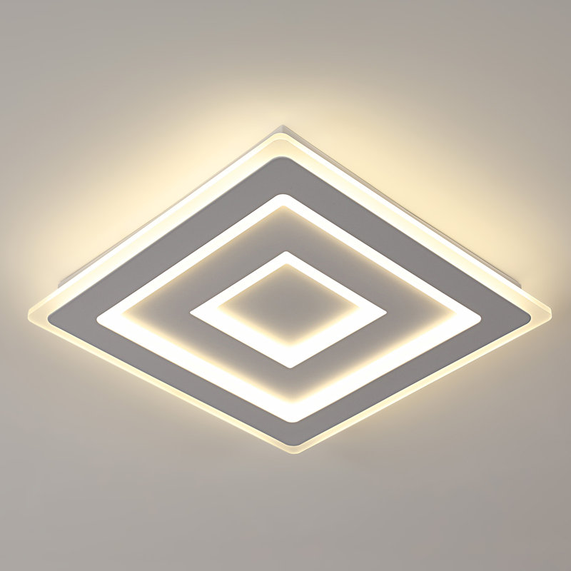 Ultra-thin 4000k Square LED Ceiling Light