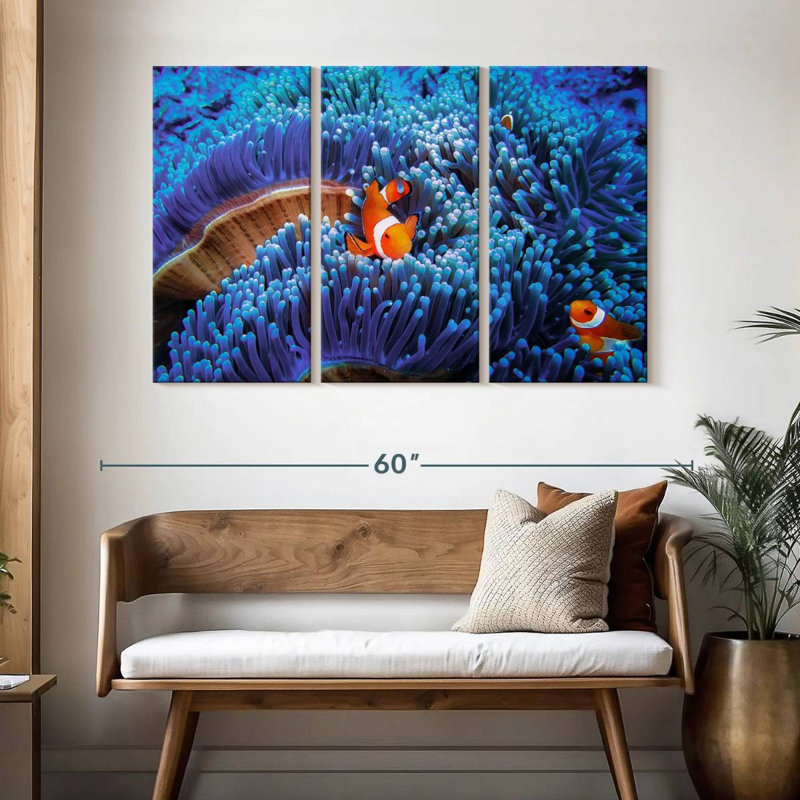 Anémone de mer Aletra Bali, H 32 po x l 50 po