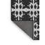 Tapis noir/blanc cassé à motifs-566988364