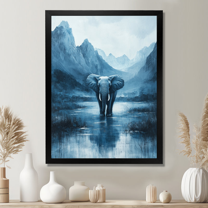 Imel - Animals Canvas Art Print, H 44 po x l 34 po, Noir, Reproduction encadrée d'une seule photo
