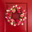 Couronne de Saint-Valentin artificielle pour la porte d'entrée