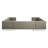 Bonnie And Clyde Upholstered U-Shaped Sectional Symmetrical-94578491