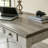 Retro Gray Rectangular Solid Wood Writing Desk-1738037827