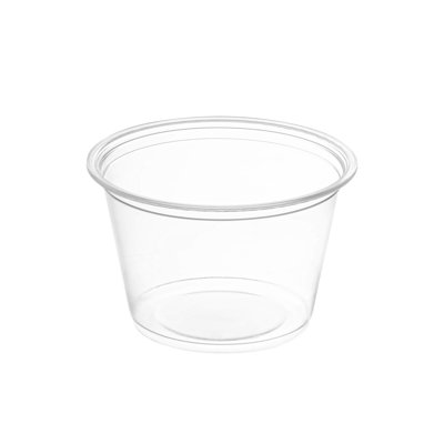 Gobelets à soufflé jetables en plastique transparent 2 oz - 2500 gobelets