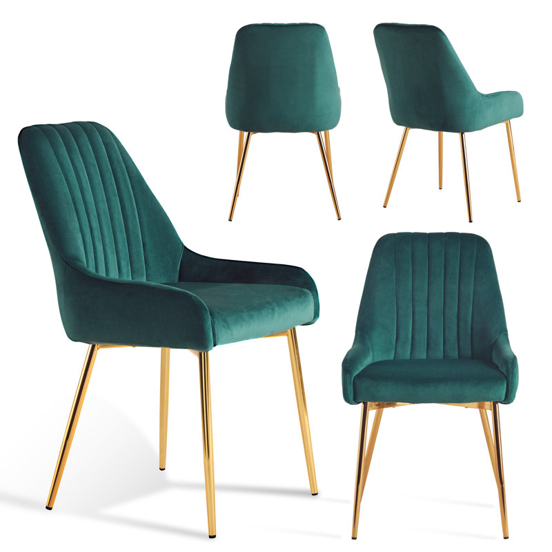 Chaise de salle à manger Maulsby, Vert, 4