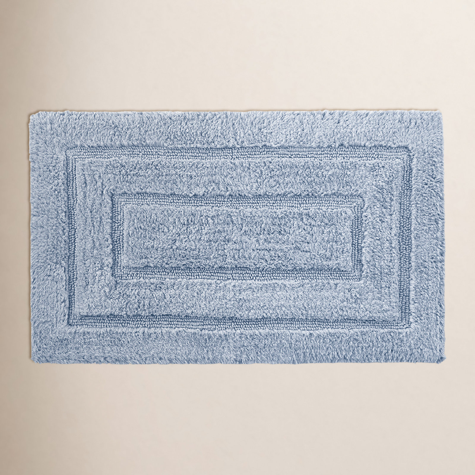Apolonia Bath Rug, 24" H x 40" W, Smoke Blue