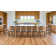 Chic Slat Back Wooden Counter Stools with Upholstered Seats