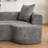 Chenille Fabric Curved Sofa Couch