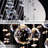 Pawnee 10-Light Dimmable Statement Chandelier for High Ceilings with Crystal Accents