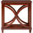 Solid Wood Rectangle Decorative Console Table, Table With X-design Design