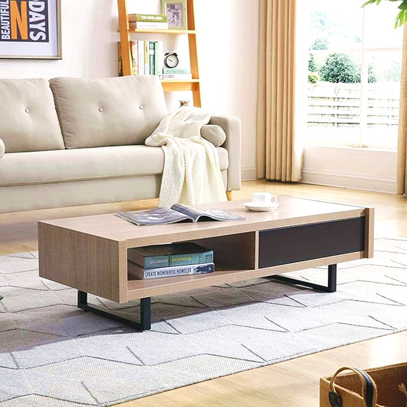 Table basse Mid-Century Modern Ash