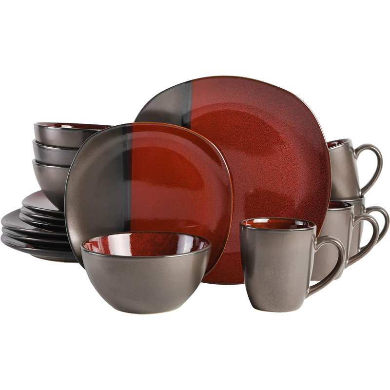 Gibson Elite Stoneware Dinnerware Set - Service for 4