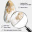 Gold And Grey A Marble Effect V - Abstract Marble Fall Shape Metal Wall Sculpture-105584908