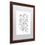 « simple fleur doodle », impression sur toile encadrée-19607758-19607759-70583038