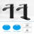 Single-Hole Single-handle Bathroom Faucet with Drain Assembly-92758992