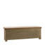 Polyester Blend Upholstered Storage Bench