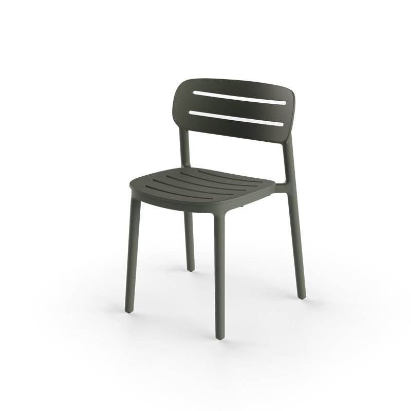 Chaise d'appoint de patio Croisette, Anthracite