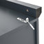 Garde-manger autoportant 35,5 po x 17,6 po x 70,9 po, armoire de rangement haute avec 4 portes et 2 tablettes de porte-781748738