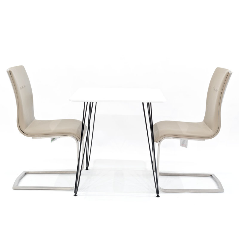 Maguire 2 - Person Dining Set, Taupe