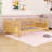 Wood Platform Bed with Rails-707953969-707953968