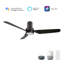 Madrid 52'' Smart Ceiling Fan with Remote, Light Kit Included,Works with Google Assistant and Amazon Alexa,Siri Shortcut.-1073885022-1073885017