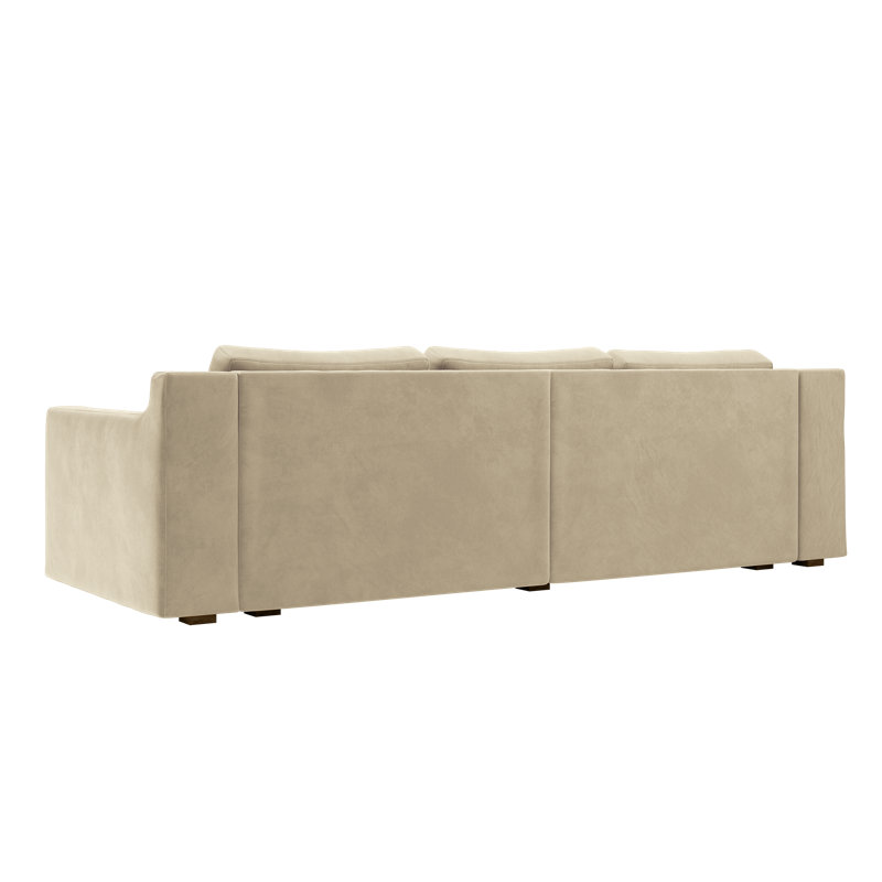 Canapé modulaire Oliver, Cashew Recycled Velvet