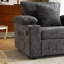 Chaise moderne surdimensionnée avec repose-pieds-744813541