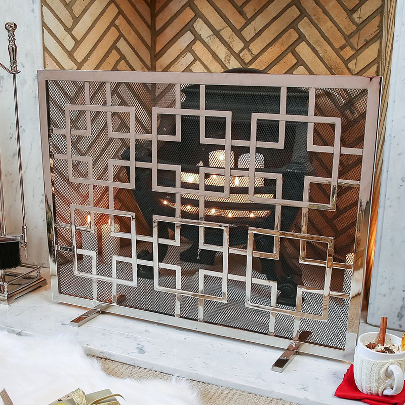 Iron Fireplace Screen