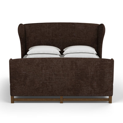 Herbert Upholstered Wingback Bed