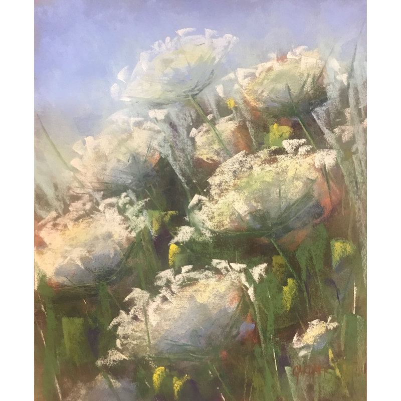 Queen Ann's Lace Print by Dina Gardner, 21.25" H x 17.25" W x 0.875" D