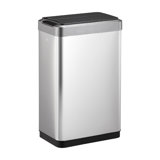 EKO Phantom-T Motion Sensor Trash Can, 13.2 Gallon/50L Brushed Stainless Steel Finish, Fingerprint Resistant Trash Bin for Effortless Waste Disposal