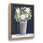 «Punched Tin White Floral» par Cindy Jacobs, reproduction d'art sur toile blanche et bleue-1201922927-1201922922
