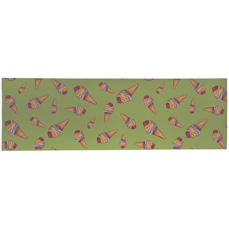 Tapis d'extérieur Summer Ice Cream, Tapis de couloir 2 pi 6 po x 8 pi
