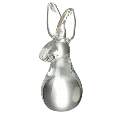 Sitting Glass Bunny Large