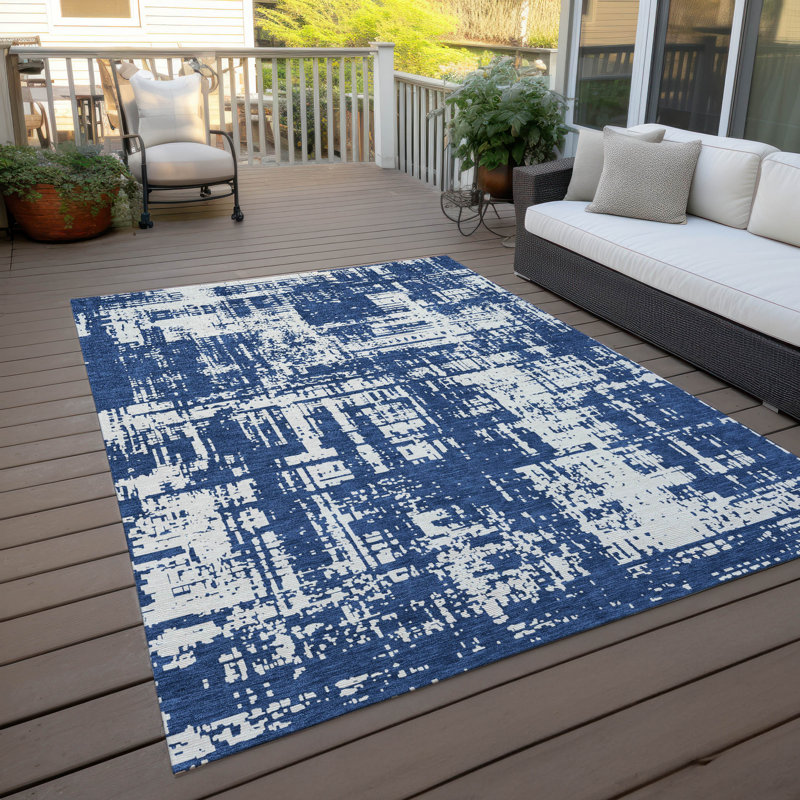 Tapis intérieur / extérieur mâle avec envers antidérapant, Rectangle 5 pi x 7 pi 6 po
