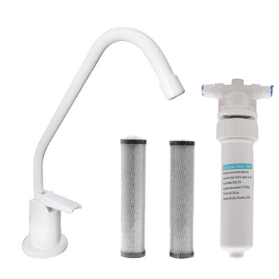 Ensemble de robinet distributeur d'eau froide 8 "avec filtre encastré sous l'évier Touch-Flo