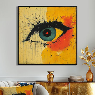 Pop Art Eye Of Love Heart II - Art mural Pop Art