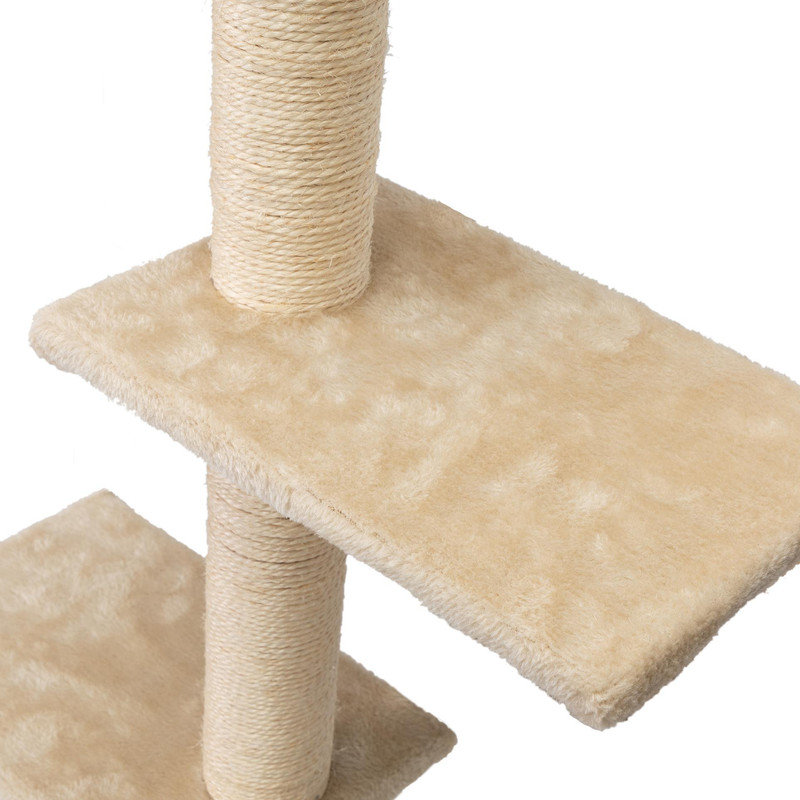 Ensemble d'escalade pour chat 5 pièces - Tablettes flottantes, perchoirs et griffoirs | Arbre à chat moderne pour grimper, jouer et se reposer