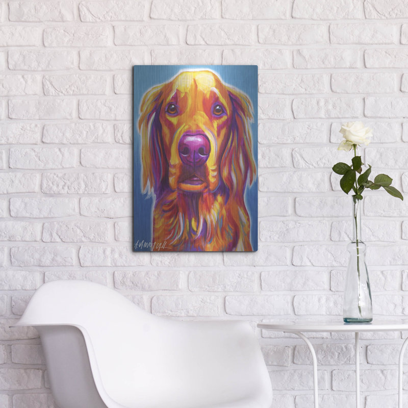 «Golden - Macie» par Dawg Painter, H 24 po x l 16 po