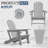 2-Person Outdoor Adirondack Chair-1660896958