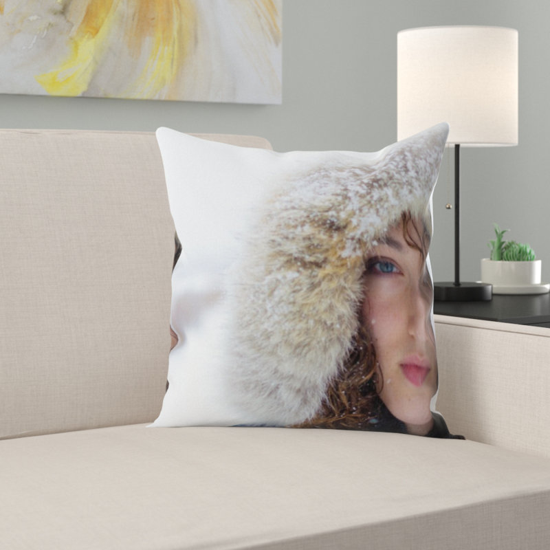 Housse et insert de coussin carré femme