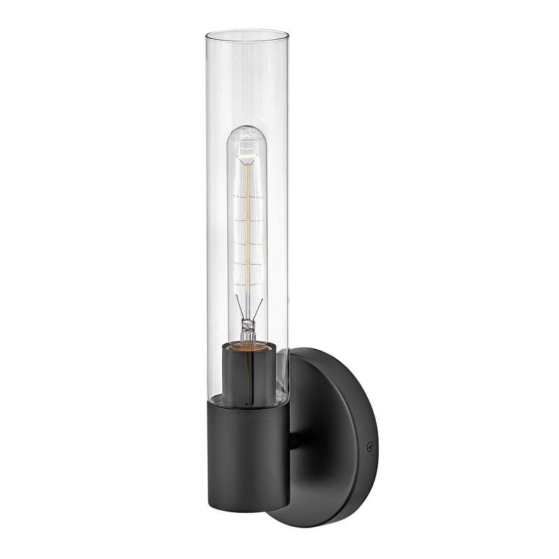 Éclairage pour meuble-lavabo à intensité variable 1 lumière Elara Atwells, Noir