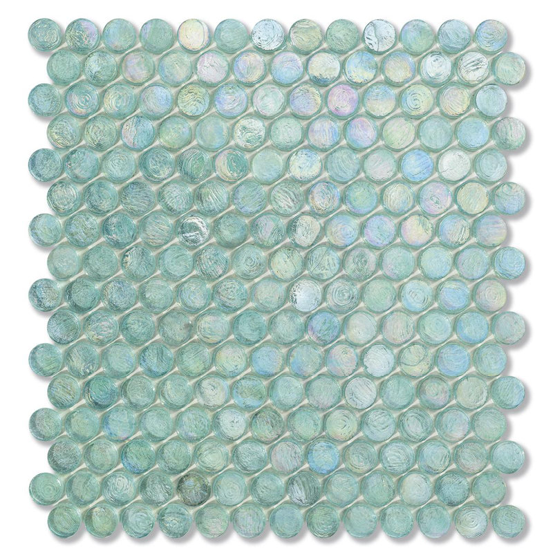 Organza 6/8" Barrels Glass Mosaic