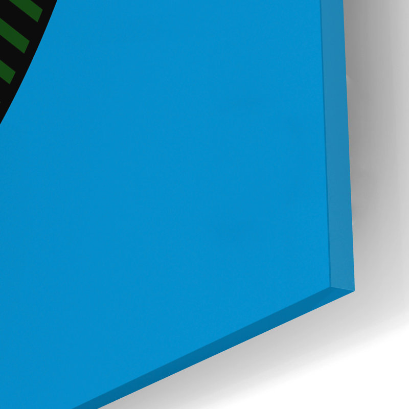 «Avocado On Blue» par Ron Magnes, H 12 po x l 12 po x P 0,13 po