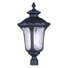 Gunnell clair verre d’eau plein air Post lanterne